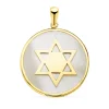Colgante Estrella De David Oro Amarillo 18K Nacar<Alda Joyeros Fashion