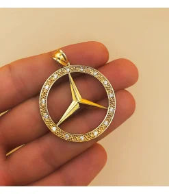 Colgante Estrella Oro Amarillo 18K Circonitas 35Mm<Alda Joyeros Best Sale