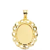 Colgante Foto Cerco Oro Amarillo 18K 33Mm<Alda Joyeros Clearance