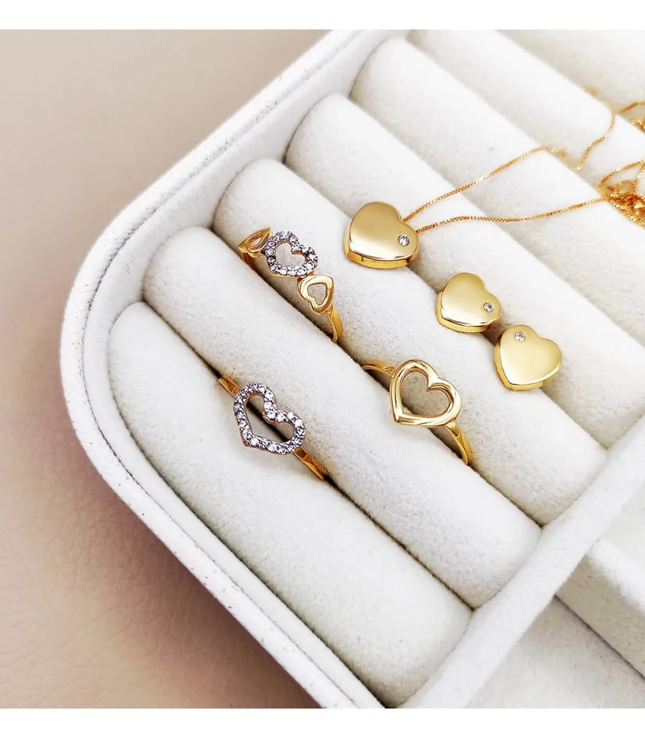Colgante Heart Oro Amarillo 18 K<Alda Joyeros Store