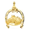 Colgante Herradura Caballo Oro 18K Circonitas 42Mm<Alda Joyeros Flash Sale