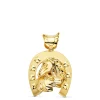Colgante Herradura Caballos Oro 18K 35Mm<Alda Joyeros Best