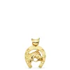 Colgante Herradura Con Caballo Oro 18K 25 Mm<Alda Joyeros Clearance