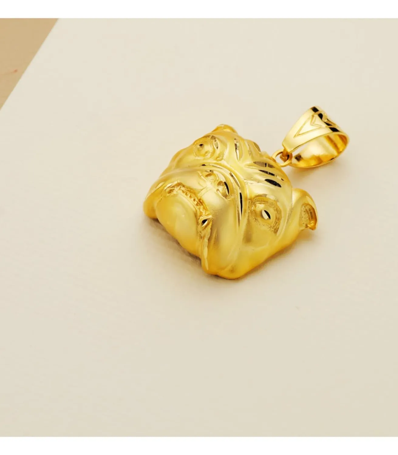 Colgante Hombre Bulldog Oro Amarillo 18K<Alda Joyeros Fashion