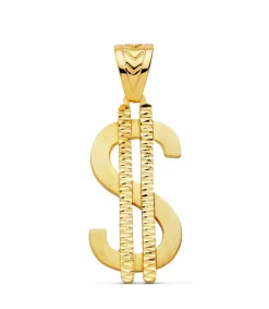 Colgante Hombre Dolar Oro 18K<Alda Joyeros Fashion