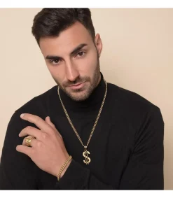 Colgante Hombre Dolar Oro 18K<Alda Joyeros Fashion
