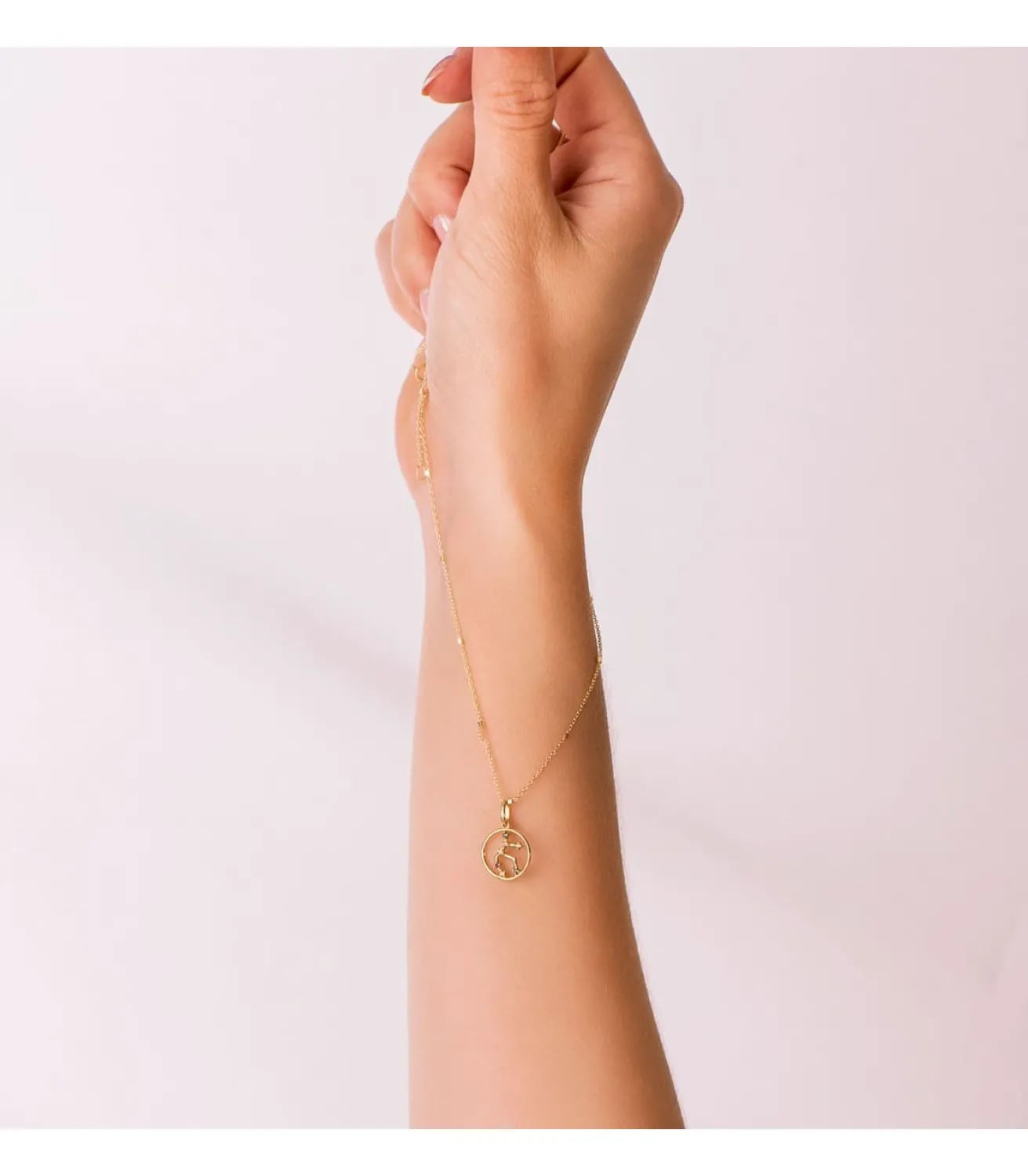 Colgante Horoscopo Virgo Oro 18K Constelacion<Alda Joyeros Store