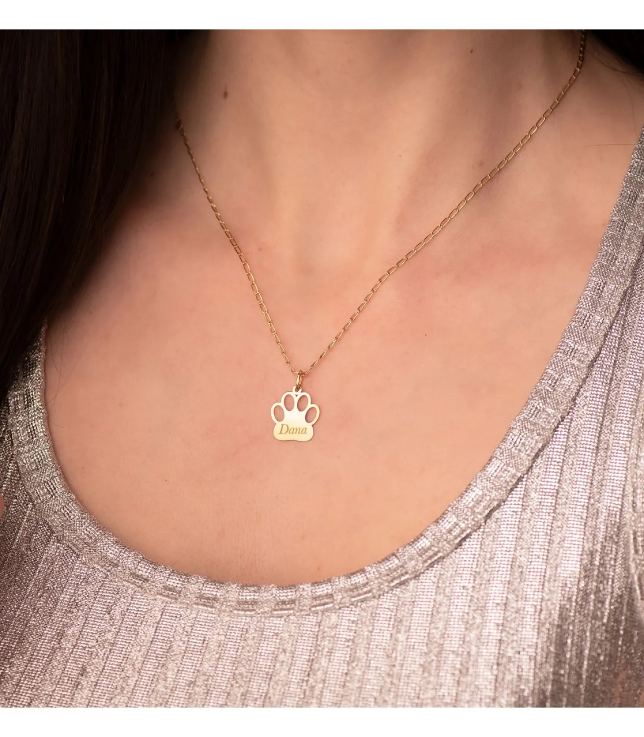 Colgante Huella Perro Personalizado Oro 18K<Alda Joyeros Best