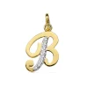 Colgante Inicial B Oro Amarillo 18 K 13 Mm<Alda Joyeros Cheap