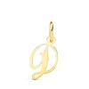 Colgante Inicial D Oro Amarillo 18K<Alda Joyeros Fashion