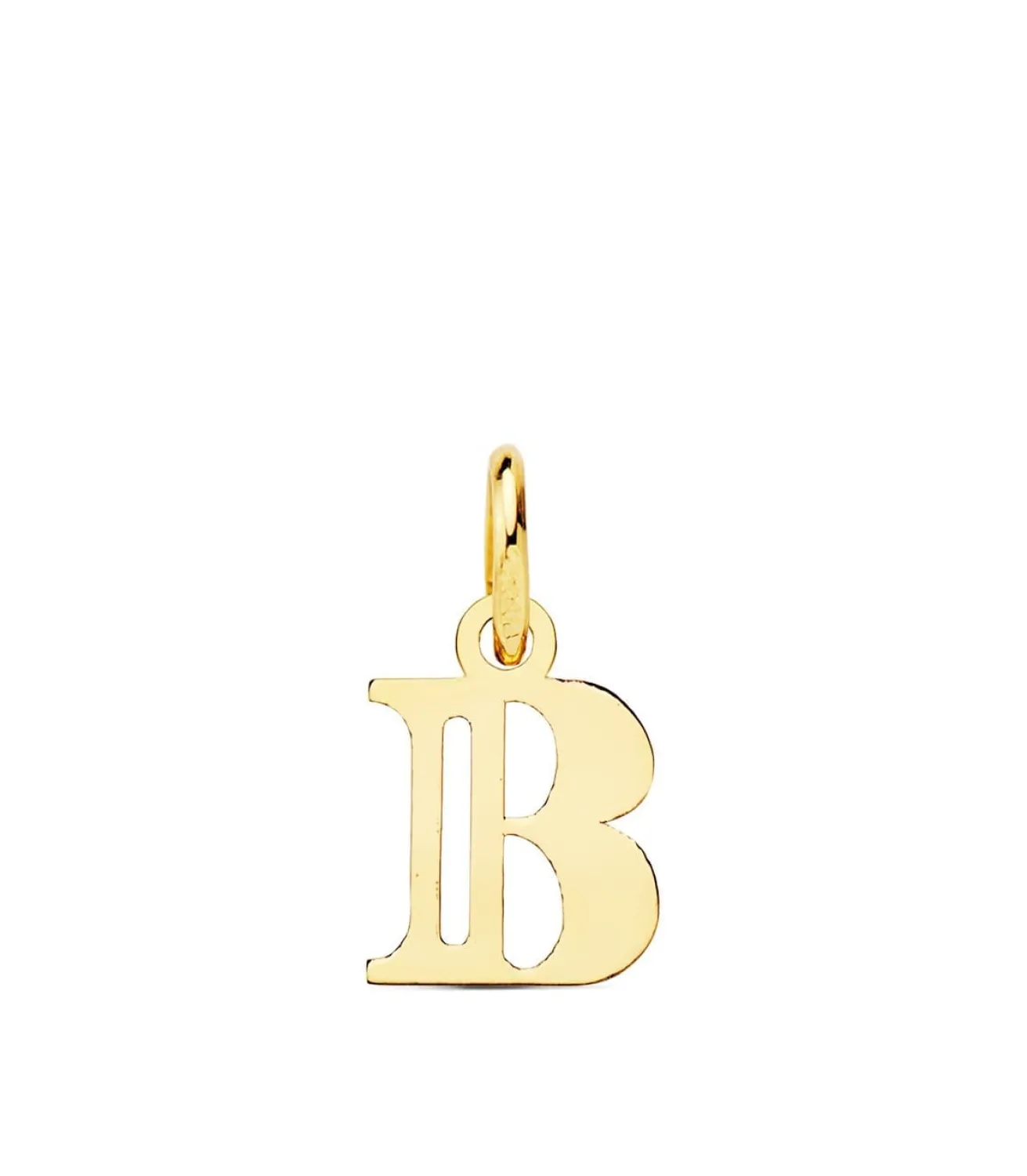 Colgante Inicial De Oro 18 Kilates B<Alda Joyeros Best