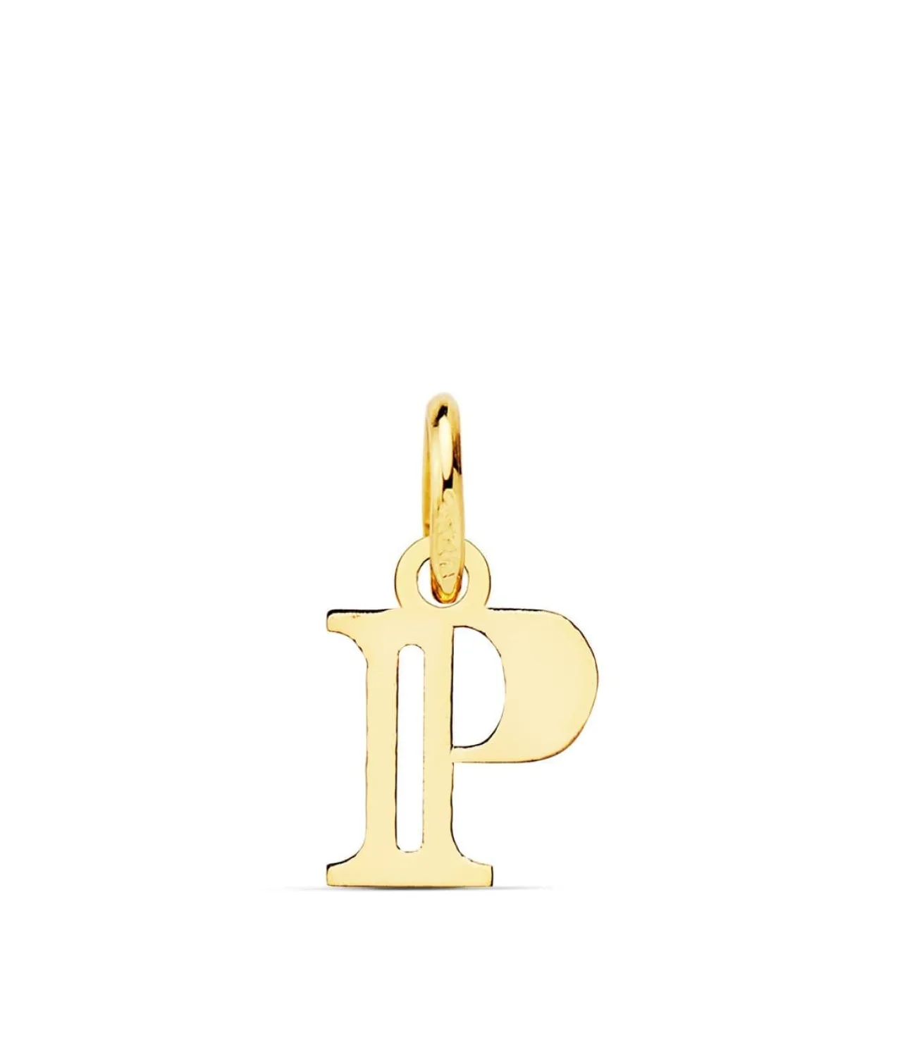 Colgante Inicial De Oro 18 Kilates P<Alda Joyeros Best