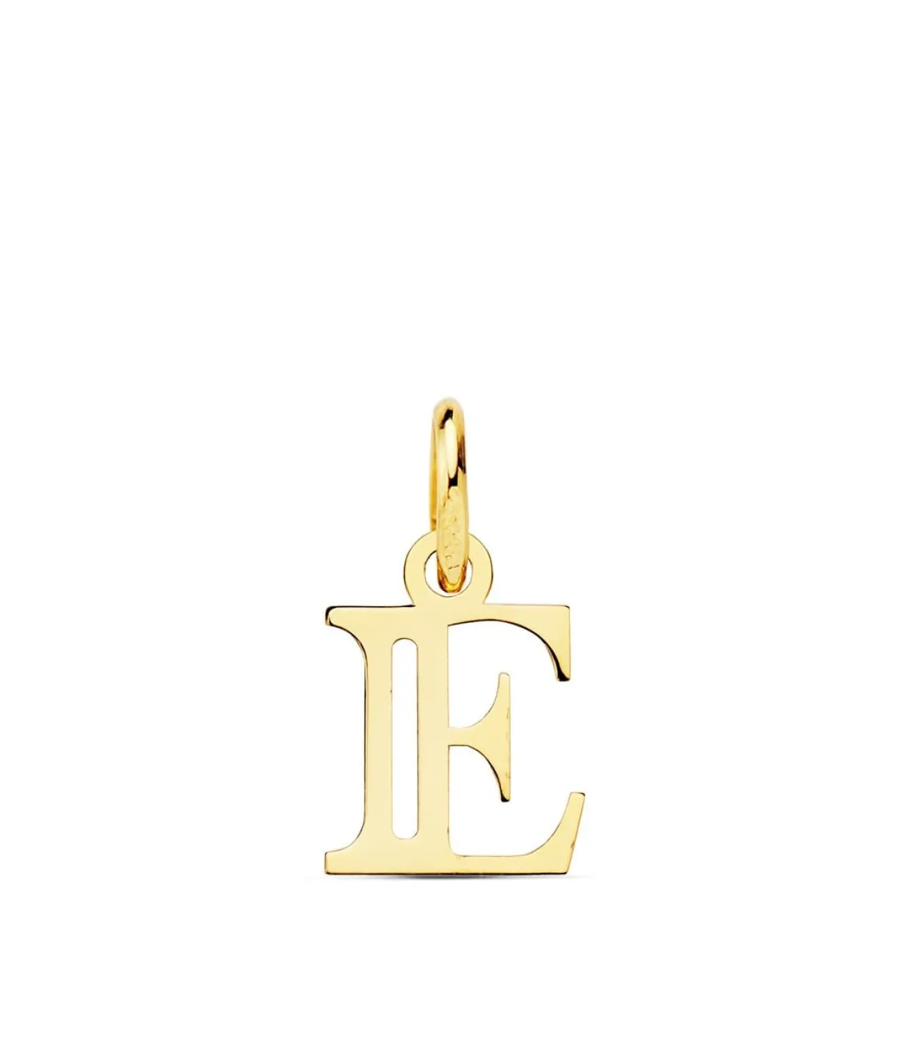 Colgante Inicial De Oro 18 Kilates E<Alda Joyeros Fashion