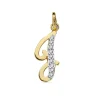 Colgante Inicial J Oro Amarillo 18 K 18 Mm<Alda Joyeros Fashion