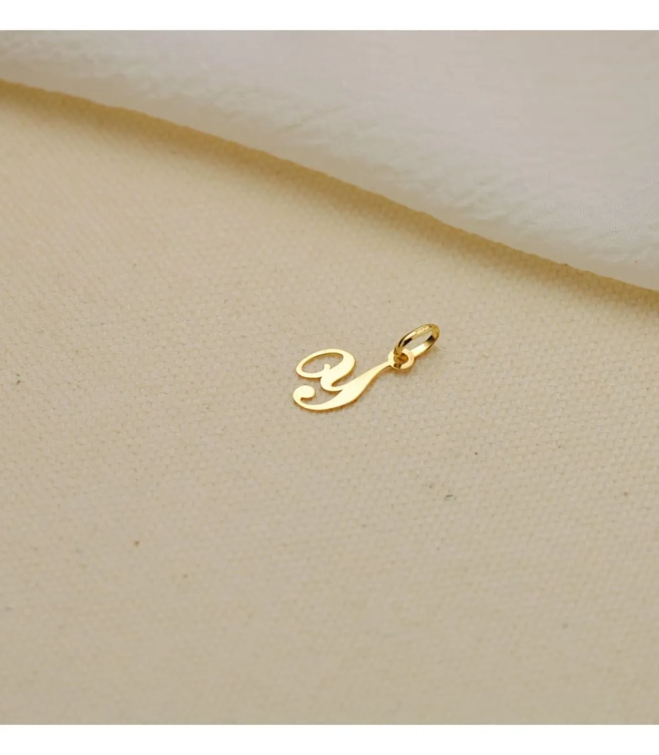 Colgante Inicial Y Oro Amarillo 18K<Alda Joyeros Fashion