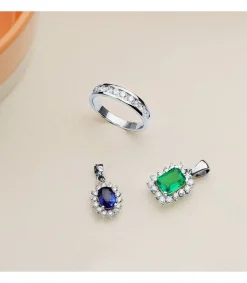 Colgante Jasmin 0.14 Qtes.18 Ktes Zafiro 0.62 Q<Alda Joyeros Best Sale