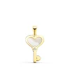 Colgante Llave Corazon Nacar Oro 18K<Alda Joyeros Sale