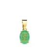 Colgante Lyra Oro 18K Cuarzo Verde<Alda Joyeros Sale
