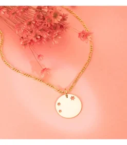 Colgante Magic Universe 18 K Medalla Estrella<Alda Joyeros New