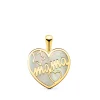 Colgante Mama Nacar Oro 18K Corazon<Alda Joyeros Discount