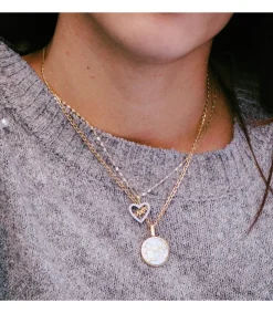 Colgante Mama Oro Amarillo 18K Nacar Nino Y Niña 20Mm<Alda Joyeros Best Sale