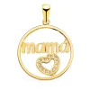 Colgante Mama Oro 18K Redondo Corazon<Alda Joyeros Cheap
