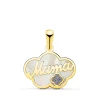 Colgante Mama Polvo De Diamante Oro 18K Nube<Alda Joyeros Cheap
