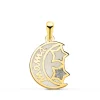 Colgante Mama Polvo De Diamante Oro 18K Luna<Alda Joyeros Online
