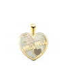 Colgante Mama Polvo De Diamante Oro 18K Corazon<Alda Joyeros Discount