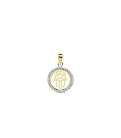Colgante Mano De Fatima Bi 18 Ktes<Alda Joyeros Cheap