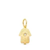 Colgante Mano De Fatima Circonita Oro 18 K 11 Mm<Alda Joyeros Flash Sale