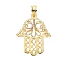 Colgante Mano De Fatima Hamsa Oro 18K 32 Mm<Alda Joyeros Flash Sale