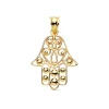 Colgante Mano De Fatima Hamsa Oro 18K 27 Mm<Alda Joyeros Store