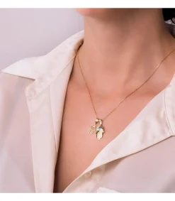 Colgante Mano De Fatima Ligero Oro 18K<Alda Joyeros Store