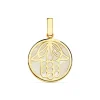 Colgante Mano De Fatima Nacar Oro Amarillo 18K 18Mm<Alda Joyeros New