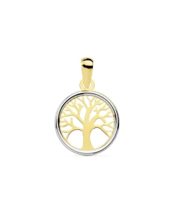 Colgante Mujer Arbol De La Vida Oro Bi 18K 12 Mm<Alda Joyeros Cheap