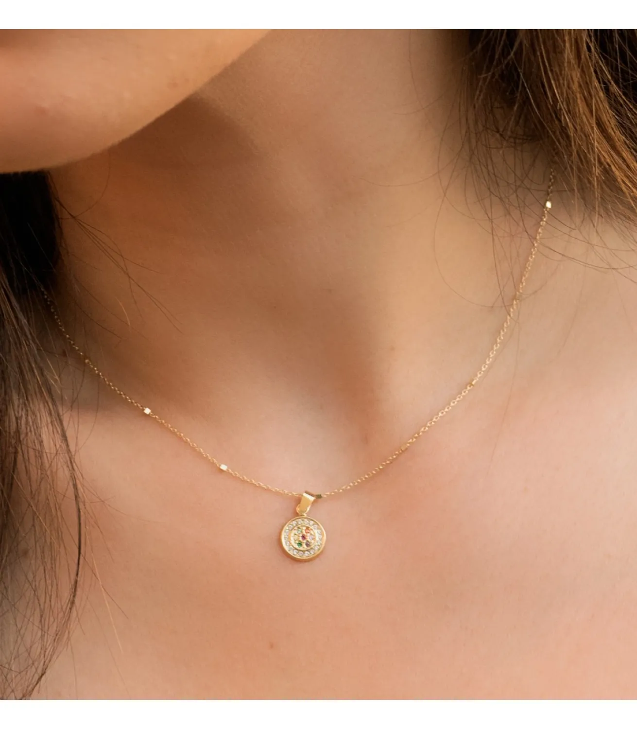 Colgante Mujer Astrid Oro 18K<Alda Joyeros Online