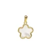 Colgante Mujer Flor Nacar Oro Amarillo 18 Ktes<Alda Joyeros Clearance
