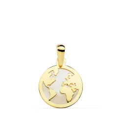 Colgante Mujer Oro 18 K Mundo Nacar 13 Mm<Alda Joyeros Flash Sale