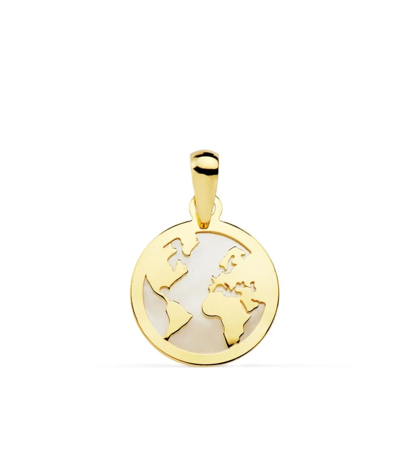 Colgante Mujer Oro 18 K Mundo Nacar 13 Mm<Alda Joyeros Flash Sale
