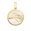 Colgante Nacar Mama Corazon Oro Amarillo 18K 20Mm<Alda Joyeros Discount