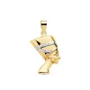 Colgante Nefertiti Oro Bicolor 18 Kilates 19 Mm Unisex<Alda Joyeros Online