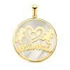 Colgante Nino Y Niña Mama Oro 18K Nacar<Alda Joyeros New