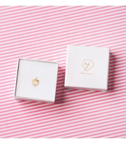 Colgante Oro Bicolor 18K Doble Corazon<Alda Joyeros New