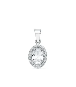 Colgante Oro Blanco Alessia Circonita 18 Ktes<Alda Joyeros Flash Sale