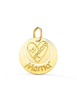 Colgante Oro 18K Chapa Mama<Alda Joyeros Outlet