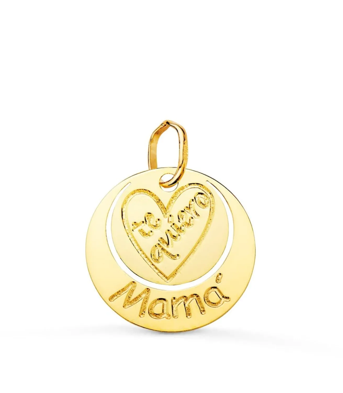 Colgante Oro 18K Chapa Mama<Alda Joyeros Outlet