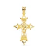Colgante Oro 18K Cruz Filigrana 37 Mm<Alda Joyeros Best Sale