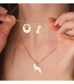 Colgante Personalizado Hueso Perro Oro 18K<Alda Joyeros Store