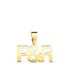 Colgante Personalizado Iniciales Oro Amarillo 18K<Alda Joyeros Store